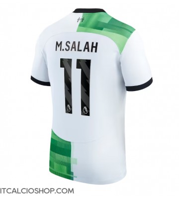 Liverpool Mohamed Salah #11 Seconda Maglia 2023-24 Manica Corta
